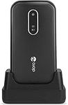 Doro 6620 Unlocked 3G Clamshell Big Button Mobile Phone for Seniors with 2.8" Screen, Emergency Button and GPS Positioning (Black) [UK and Irish Version]