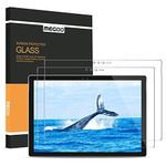 [2-Pack] MEGOO Surface Pro 6 Screen Protector, (Tempered Glass) Friendly Touching/Easy Installation/High Sensitivity/HD Clear, Compatible for Microsoft New Surface Pro 5/4 12.3 Inch