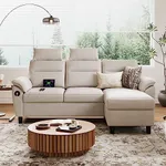 LINSY HOME Sectional Sofa, High Bac