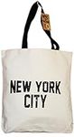 NYC Tote Bag Canvas Distressed New 