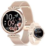 2024 Smart Watches for Women Answer/Make Call,1.19" AMOLED Display Fitness Tracker with 100 Sport Mode,Heart Rate/Sleep Monitor/Pedometer/Calories,IP68 Waterproof for Android iOS