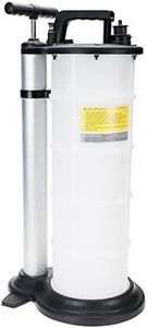 BOOMSTART 9L Manual Vacuum Oil Pump Fluid Extractor Suction Pump Oil Petrol Fuel Transfer Pump with 4 Tubes for Cars Motorbikes Marine Engines