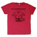 Bomblighters Mr Sunderland T Shirt Gift for Football Soccer Fan (Extra Large) Red