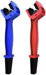 WEFOO Bike or Motorcycle Chain Washer, Cleaning Brush 2 Pcs (Color, Blue and Red)