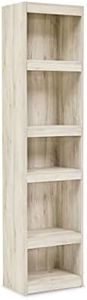 Signature Design by Ashley Bellaby Farmhouse Pier with 3 Adjustable Shelves, Whitewash