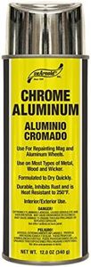 SM Arnold Aerosol Spray Paint Chrome Aluminum 12 Oz. – Multi Surface Paint for Interior & Exterior | Use on Metal, Wood, Plastic, Wicker | Repainting Mag & Aluminum Wheels | Heat Resistant up to 250°F