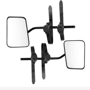 OZNALA 2PCS Convex Towing Mirrors Heavy Duty Universal Fit Towing Caravan 4X4 Trailer
