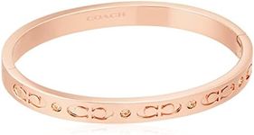 Coach C3543 Women's Bangle, ワンサイズ, Brass, Crystal