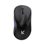 Kreo Anzu 52g Ultralight Ergonomic Wireless Gaming Mouse for PC, Rechargeable Mouse Wireless with 50+Hours Battery Life, High End 80M Huano Switches, 12000DPI (Black)