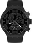 Swatch Quartz Silicone Strap, Black