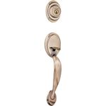 Kwikset 687DAXT 5 SMT CP 96870-087 Dakota Single Cylinder Handle Set with Tylo Knob Featuring Smart Key, Antique Brass