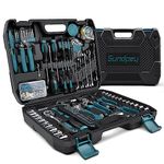 Sundpey Home Tool Kit 281-PCs - Protable Complete Basic Hand Repair General Tool Sets for Men Women - Tool Set with Socket Wrench Set & Screwdriver Set & Metric Hex Key & Pliers & Tool Box Case