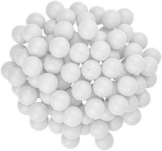 Fairly Odd Novelties 3/4" Mini Ping Pong/Table Tennis/Beer Pong Round Balls (100 Pack), 19mm, White