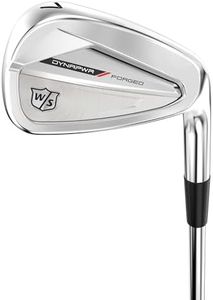Wilson Dynapower Forged Men's Steel Golf Irons - Right Hand, Stiff, 5-PW, GW, Silver