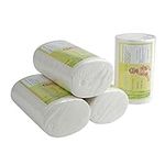 ALVABABY Diaper Liners For Baby Cloth Diaper 4 Pack Disposable Compostable Unscented Fragance Free Chlorine Free 11.8x7.1 Inch 100 Sheets Per Roll 4 Rolls