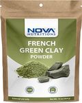 Nova Nutritions French Green Clay Powder 16 OZ (454 Gram)