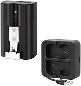 Replacement Battery with Charger Station for Ring-Doorbell Camera 1 and 2, Spotlight Camera and Stick Up Camera, Rechargeable Upgraded Lithium Li-ion Batteries 3.65V Camera Indoor