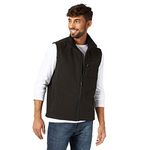 Wrangler Men's Concealed Carry Stretch Trail Vest, Black, S