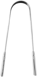 Tongue Scraper for Adults | Professional Flexible U-shaped Metal Brush for Oral Care | Stainless Steel Tongue Scraper for Adults, Help Fight Bad Breath | Best Self Care for Men & Women