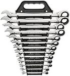 GEARWRENCH 12 Point Ratcheting Combination SAE Wrench 13-Pieces Set, Multi, One Size, 9312