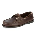 Dockers Men’s Vargas Leather Handsewn Boat Shoe, Raisin, 13 Wide