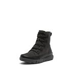 Sorel EXPLORER NEXT BOOT WATERPROOF Men's Casual Winter Boots, Black (Black x Jet), 8 UK