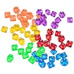 60 Pack Ten Sided D10 for Board Game DND Role Toys Game Prop