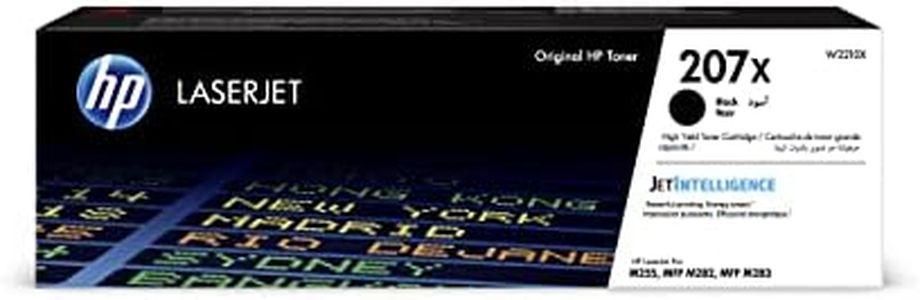 HP 207X W2210X, Cartuccia Toner Originale HP da 3150 Pagine, Compatibile con le Stampanti HP LaserJet Pro M255, MFP M282 e MFP M283, Nero