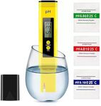 CSI INTERNATIONAL Auto PH Meter for High Accuracy with 0.00-14.00ph Tester & Water Quality Tester Digital TDS Meter | Digital PH Meter for Water, Water Meter for Hydroponics, Drinking, Pool