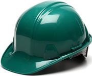 Pyramex Safety Products HP14135 Sl Series 4 Pt. Ratchet Suspension Hard Hat, Green