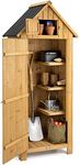 CHRISTOW Small Garden Shed, Tall Sl