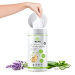 Groom My Pet Wet Wipes for Dog & Cat-100 Wipes | Enriched with Lavender & Aloevera Extract | Anti-Bacterial & Hypoallergenic | Dry Bath for Coat, Skin, Ears, Face, Butt & Paws | 100% Biodegradable