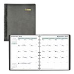 Blueline® 2025 MiracleBind™ Monthly Planner, 16 Months, September 2024 to December 2025, Twin-Wire Binding, 11" x 9.0625", Black, Bilingual (CF1512.81BT-25)