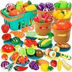 Color Sorting Play Food Set - 68 Pc