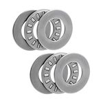 uxcell TC815 Thrust Needle Roller Bearings with Washers 1/2" Bore 15/16" OD 5/64" Width 2pcs