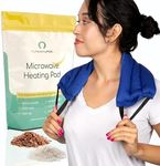 Microwavable Heating Pads for Lower Back, Neck, and Shoulder Pain Relief - Moist Microwave Heating Pad for Muscles and Joints - Microwave Hot Pack Heat Pad for Cramps -1 Heat Pack Blue-Lavender Scent