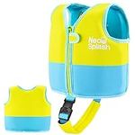 Kids Swim Vest with Adjustable Safety Straps for Ages 1-3 and 3-6 (Turquoise,3-6)