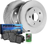 Power Sport Rear Brakes and Rotors Kit |Rear Brake Pads| Brake Rotors and Pads|Ceramic Brake Pads and Rotors BLB1.67010.02