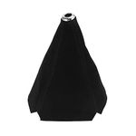 X AUTOHAUX Shift Boot Cover Dust Proof Universal Car Matte Black Black