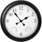 24-inch Large Outdoor Wall Clock Th