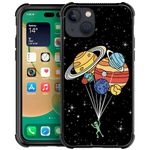 Goodsprout Compatible with iPhone 14 Case,Alien Balloon Solar System Amazing Pattern Design Shockproof Anti-Scratch Hard PC Back Case for Apple iPhone 14