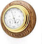 Tabic Brass Barometer with built in