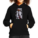 Cloud City 7 Yu Gi Oh Kaiba Profile Kid's Hooded Sweatshirt Black