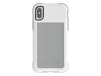 Griffin Technology iPhone x Protective Case Survvivor Fit Dual Layer Sport Case 7' Drop Protection, White/Grey