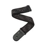 D'Addario Accessories Guitar Strap - Guitar Accessories - Electric Guitar Strap, Acoustic Guitar Strap, Acoustic Electric Guitar Strap & Bass Guitar Strap - Woven - Black/Gray Tattoo