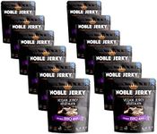 Noble Jerky - Vegan, Vegetarian, Plant Based Snack, Non-GMO (BBQ, 12 Bags (70 gram Bags))