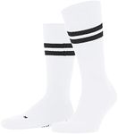FALKE Unisex Dynamic Socks, Lightweight, Breathable, Skin-Friendly, Cotton, Sporty Stockings, Athleisure Clothing, White (Offwhite 2030), 12.5-13.5, 1 Pair