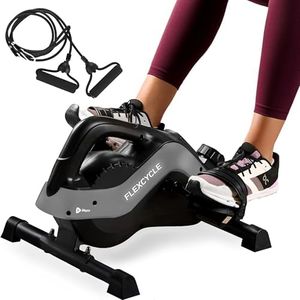 LifePro Under Desk Bike Pedal Exerciser, Arm and Leg Mini Exercise Bike Stationary Bike Pedals, Perfect Desk Exercise Equipment, for Seniors Adults and Teens - Foot Pedal Exerciser and Desk Workout