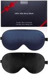 BeeVines Silk Sleep Mask for Men, 2