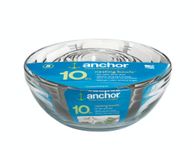 Anchor Hocking Company 82665L11 Round Plate Clear Glass Pack of 10